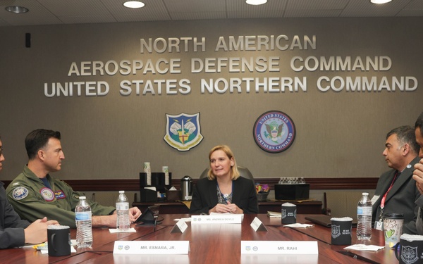 International Visitor Leadership Program Participants Visit NORAD, USNORTHCOM
