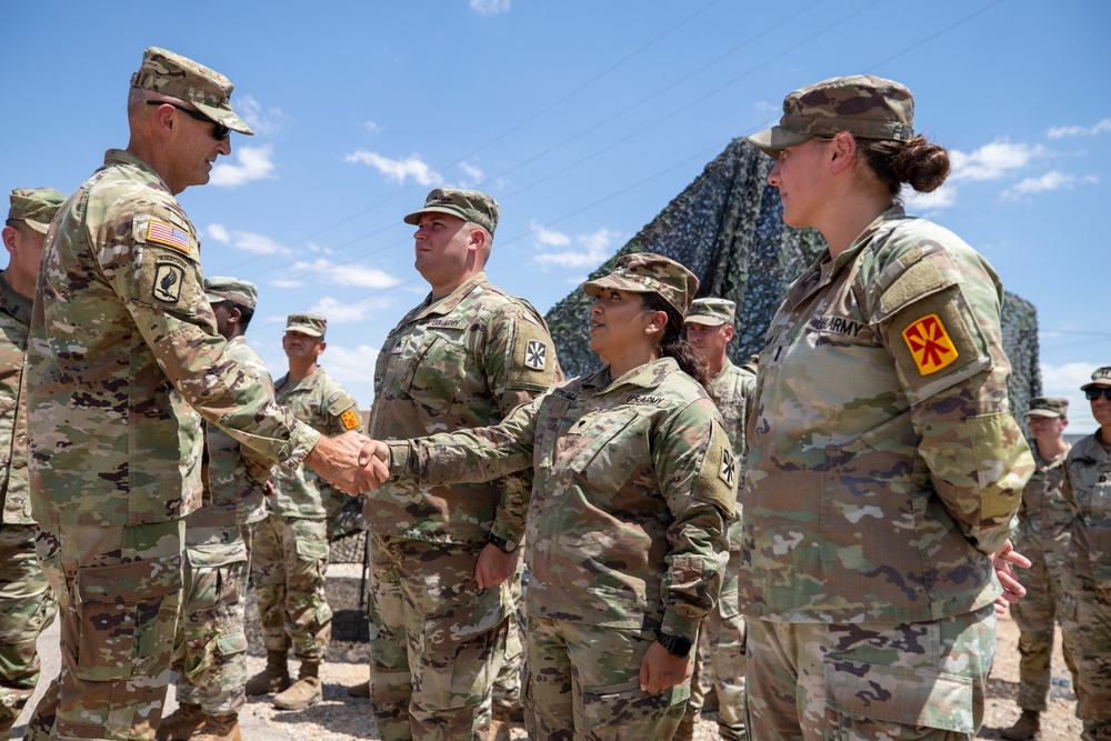 VCSA and SMA visit Fort Bliss