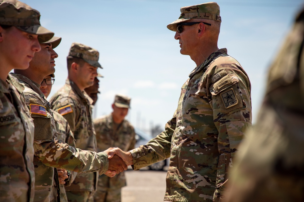 VCSA and SMA visit Fort Bliss