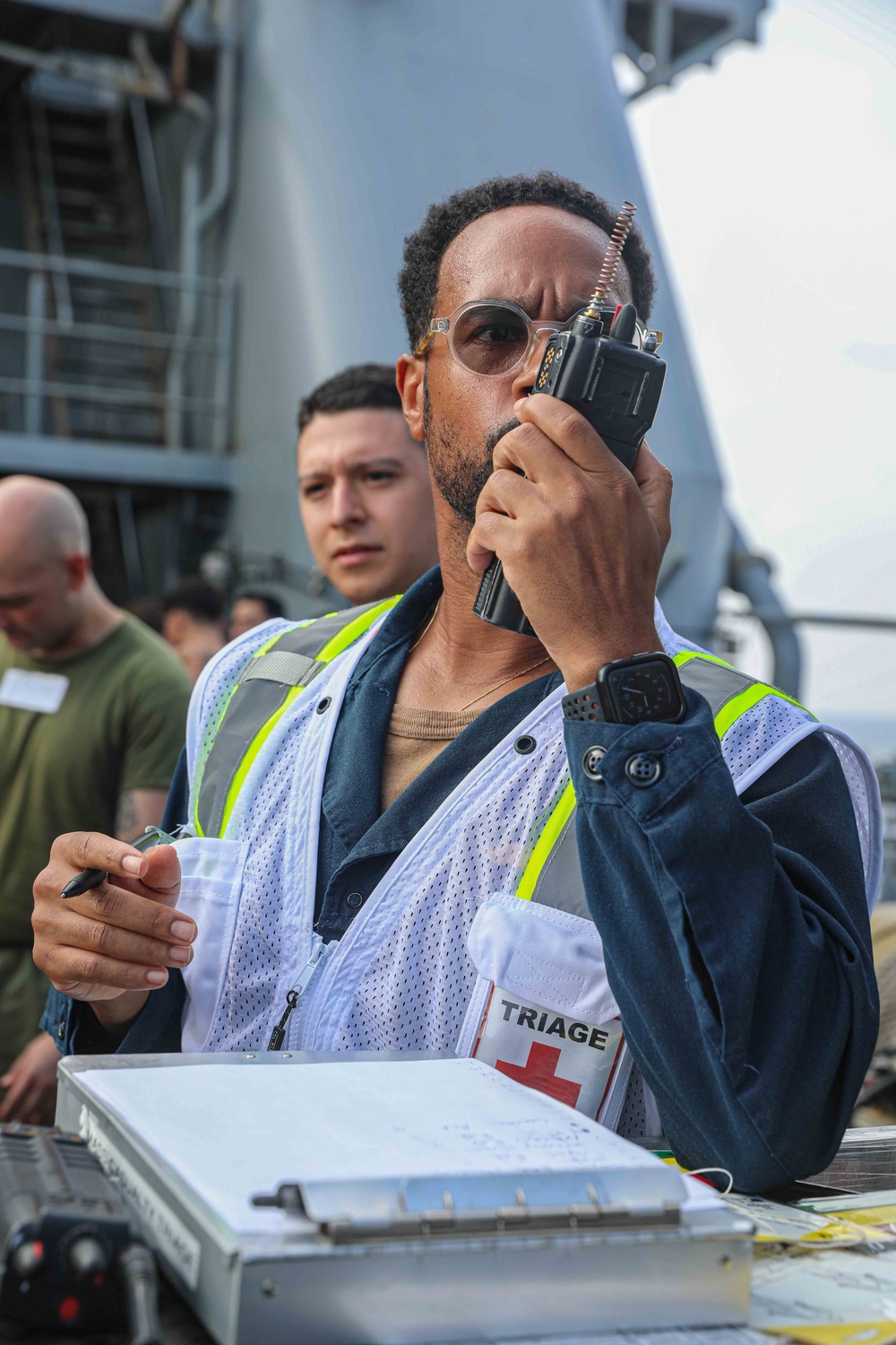 USS Carter Hall (LSD 50) Conducts Mass Casualty Drill, Nov. 27, 2023