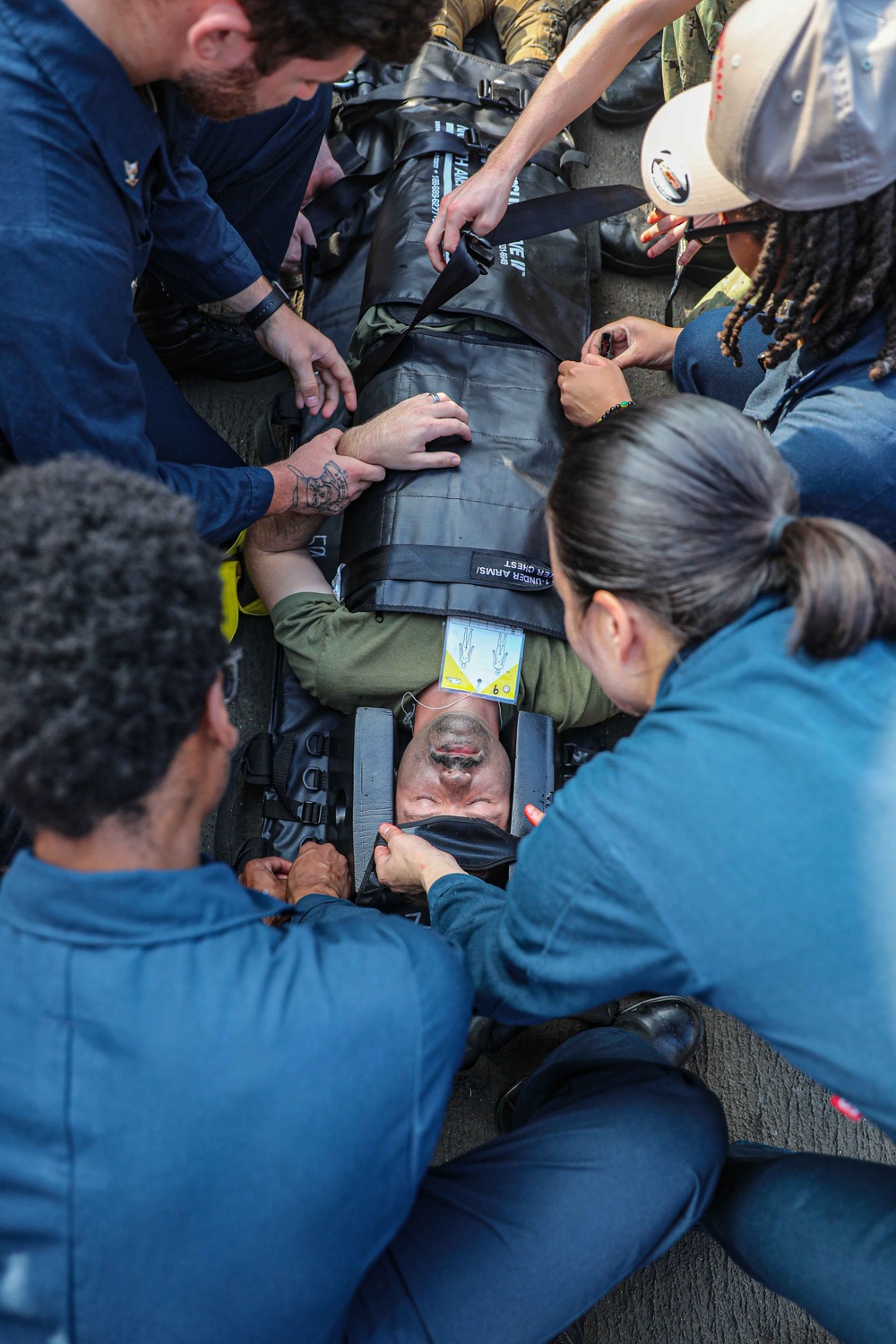 USS Carter Hall (LSD 50) Conducts Mass Casualty Drill, Nov. 27, 2023