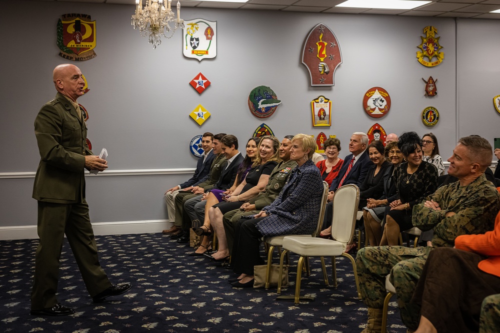 U.S. Marine Corps Brig. Gen. Adolfo Garcia Jr. Promotion Ceremony