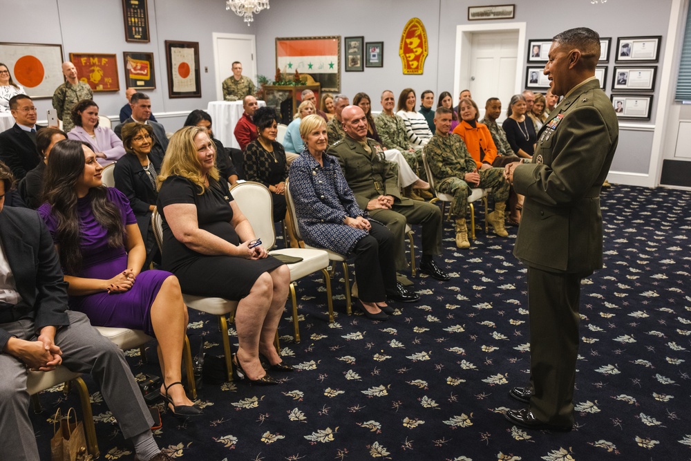 U.S. Marine Corps Brig. Gen. Adolfo Garcia Jr. Promotion Ceremony