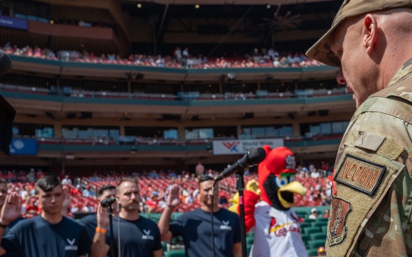Air National Guard and St. Louis Cardinals host Salute to Service weekend