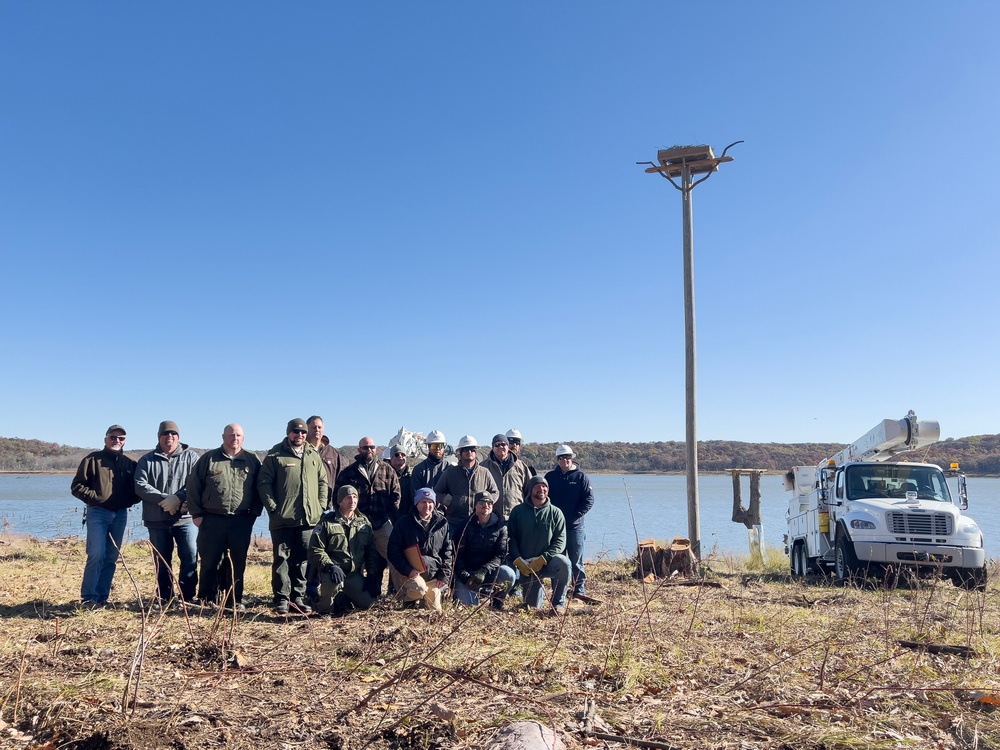 Successful Osprey Re-Nesting at Perry Lake, Kansas