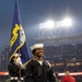 Abraham Lincoln Sailor performs the national anthem