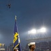 Abraham Lincoln Sailor performs the national anthem