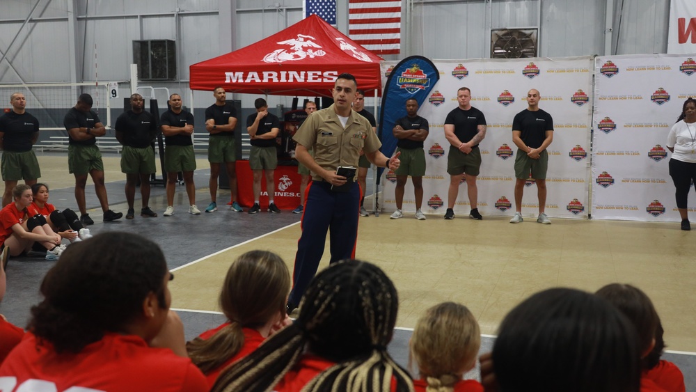 USMC Sports Leadership Academy: Volleyball Clinic
