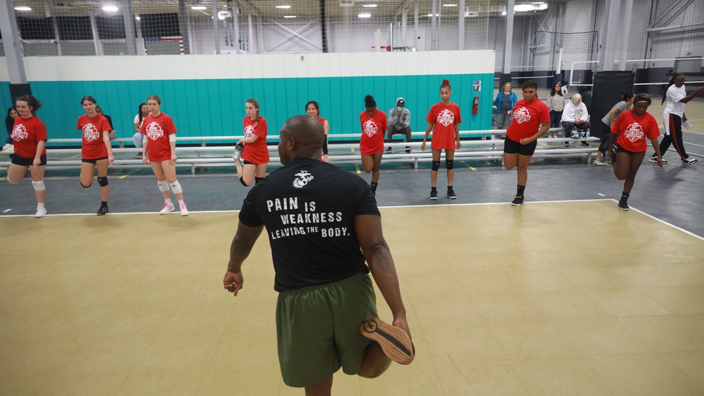 USMC Sports Leadership Academy: Volleyball Clinic
