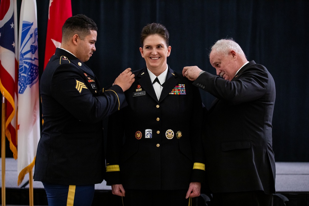 Brig. Gen. Jennifer Mitchell pins on second star during promotion ceremony