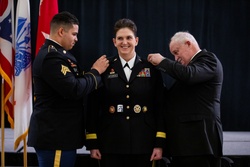 Brig. Gen. Jennifer Mitchell pins on second star during promotion ceremony [Image 4 of 8]
