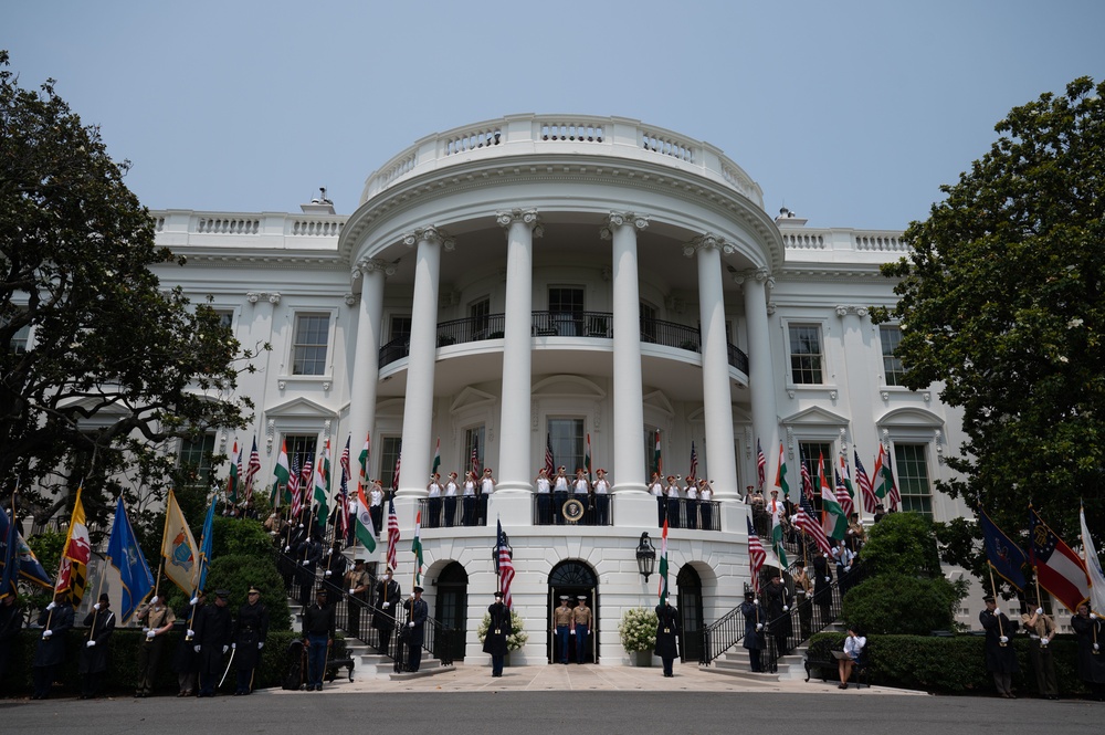 Joint Service Honor Guard prepares for state arrival