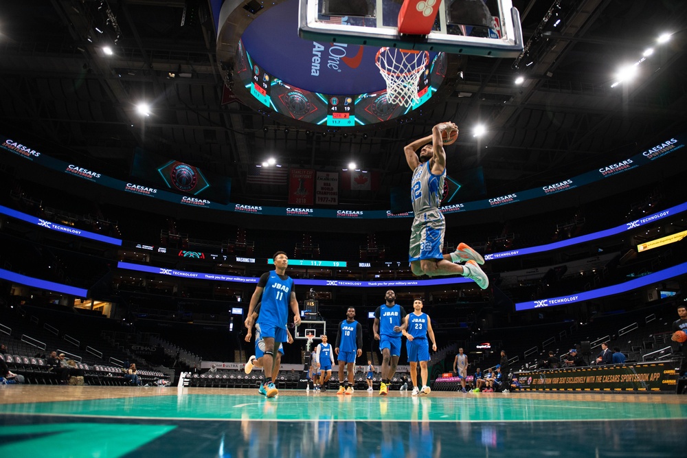 Dover Dazzles at Washington Wizards Military Appreciation Day