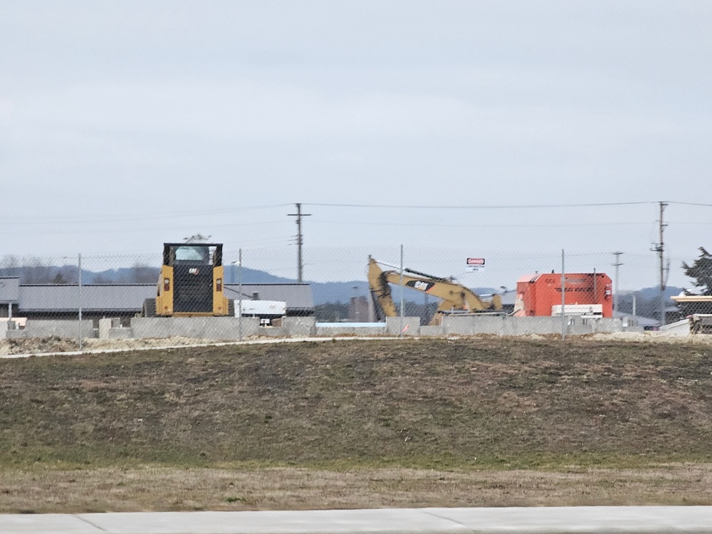 December 2023 barracks construction at Fort McCoy