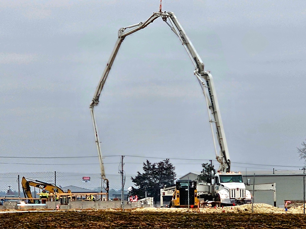 December 2023 barracks construction at Fort McCoy