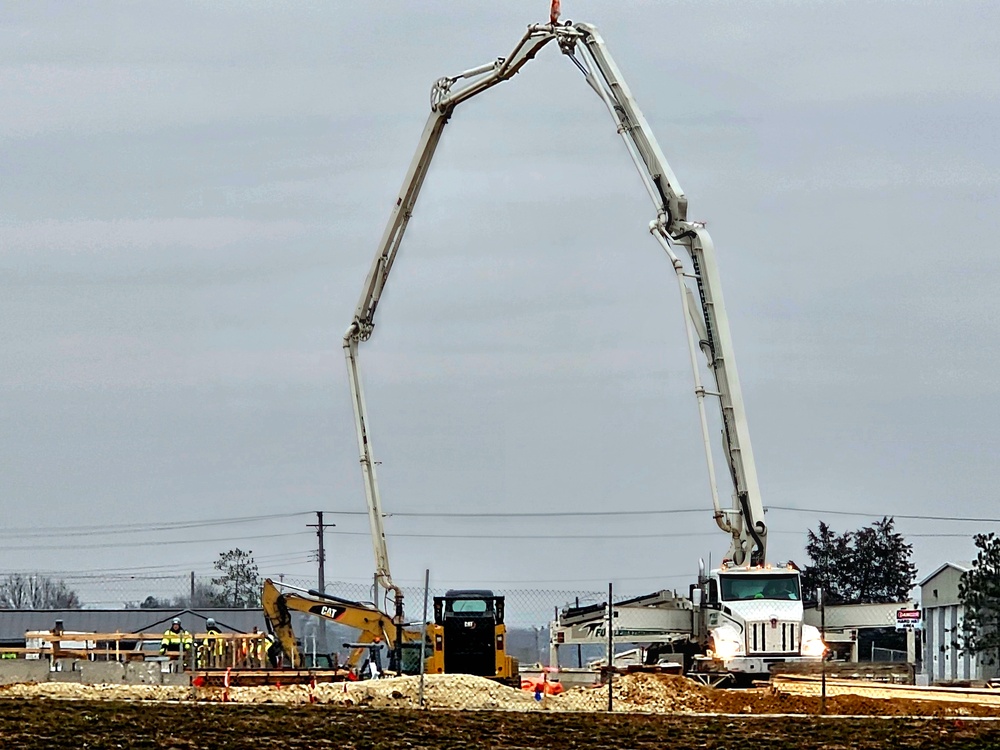 December 2023 barracks construction at Fort McCoy