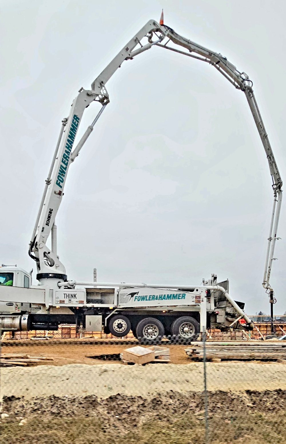 December 2023 barracks construction at Fort McCoy