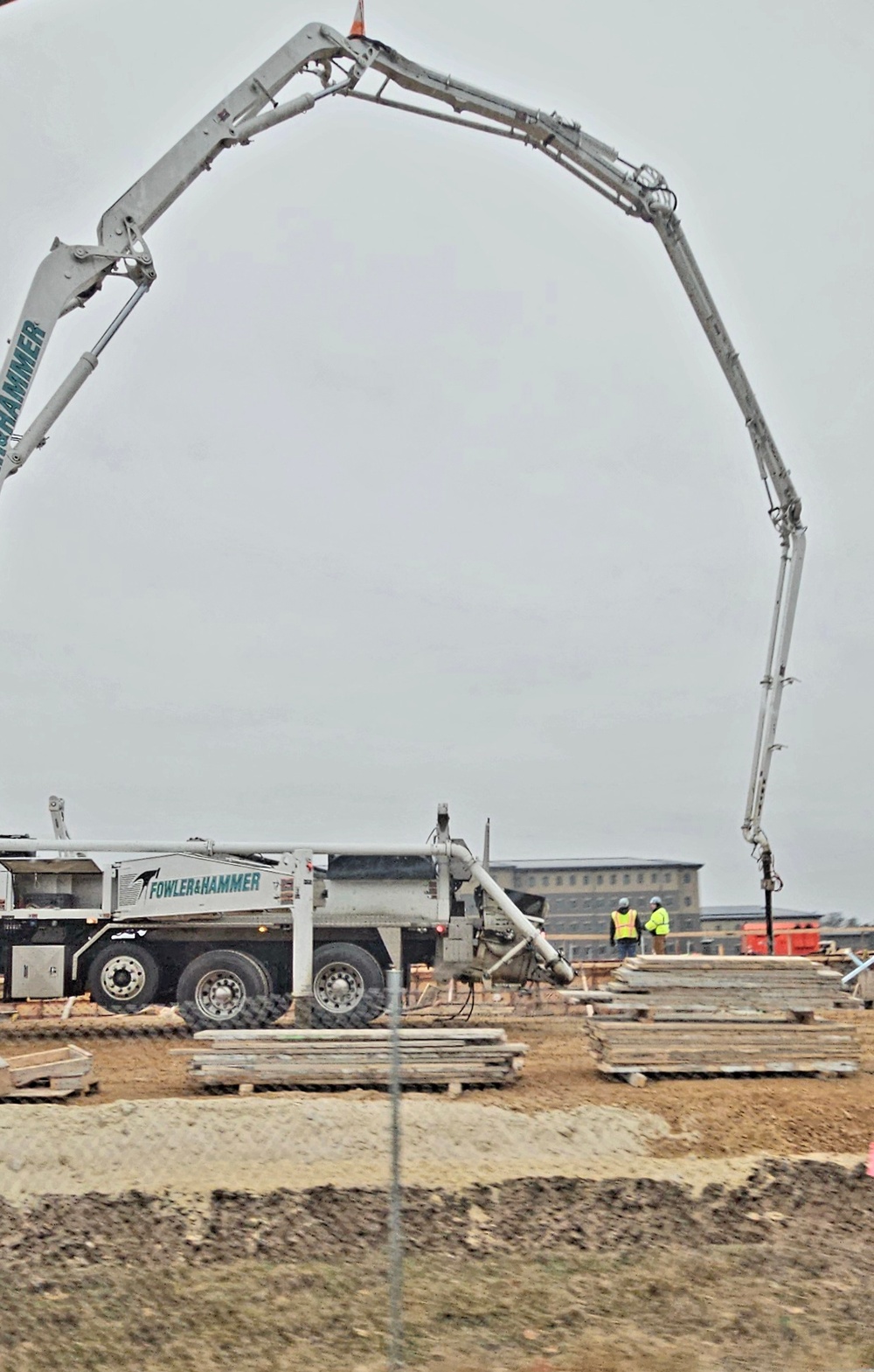 December 2023 barracks construction at Fort McCoy