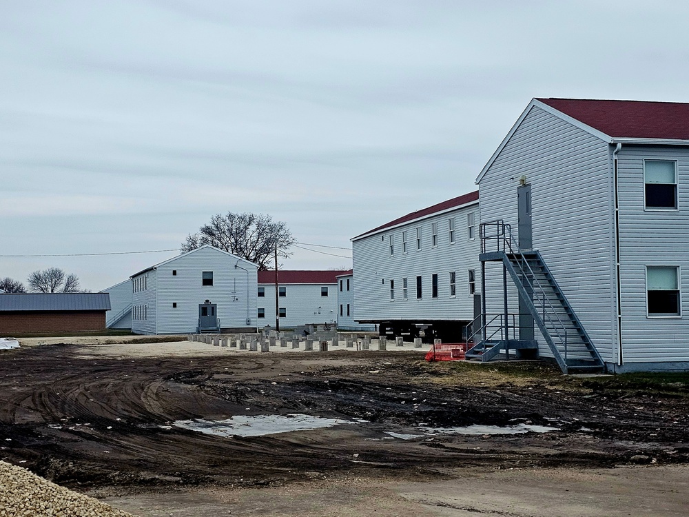 Work to finish reset for relocated World War II-era barracks continues at Fort McCoy