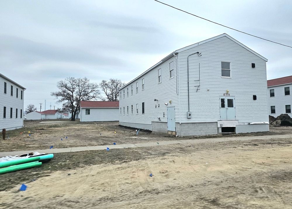 Work to finish reset for relocated World War II-era barracks continues at Fort McCoy