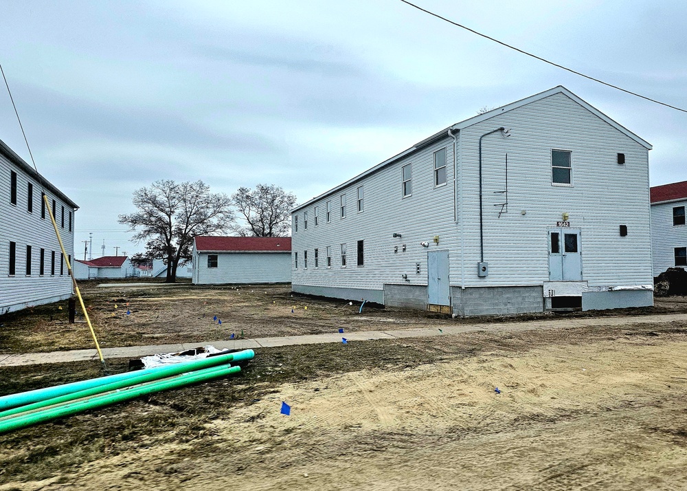 Work to finish reset for relocated World War II-era barracks continues at Fort McCoy