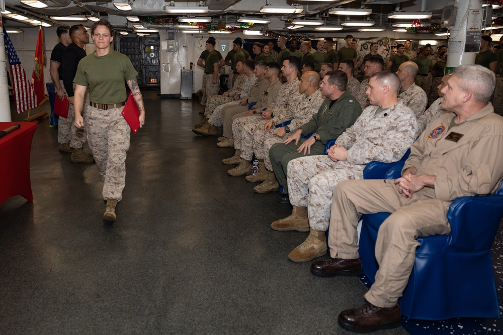 26th MEU holds Graduation Ceremony for a Martial Arts Instructor Course