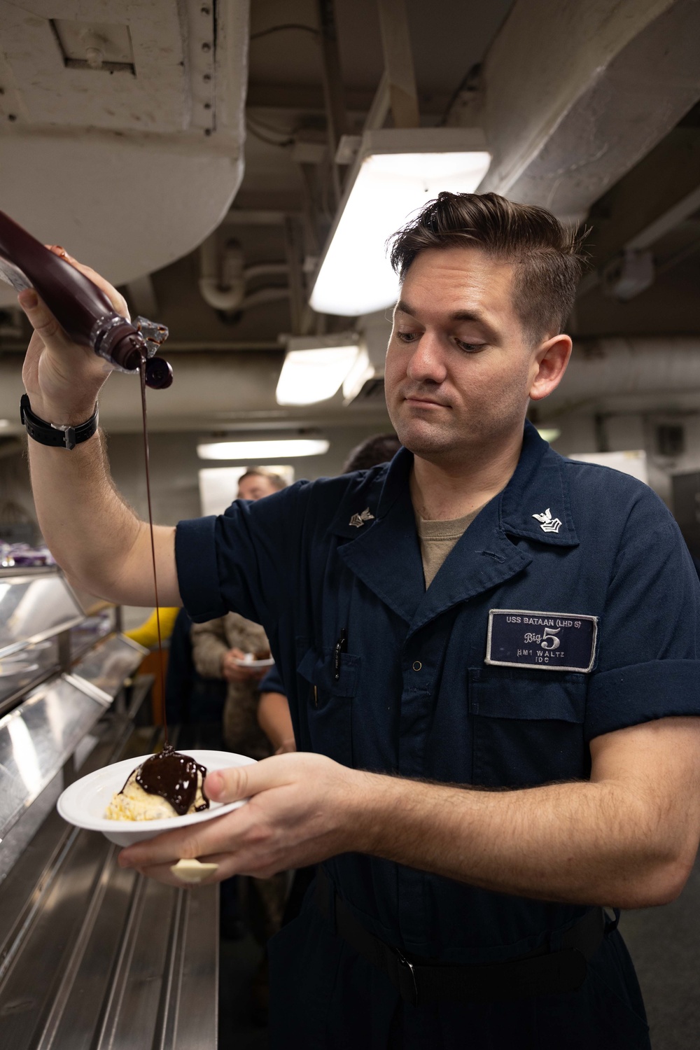 Supply Department Holds Ice Cream Social