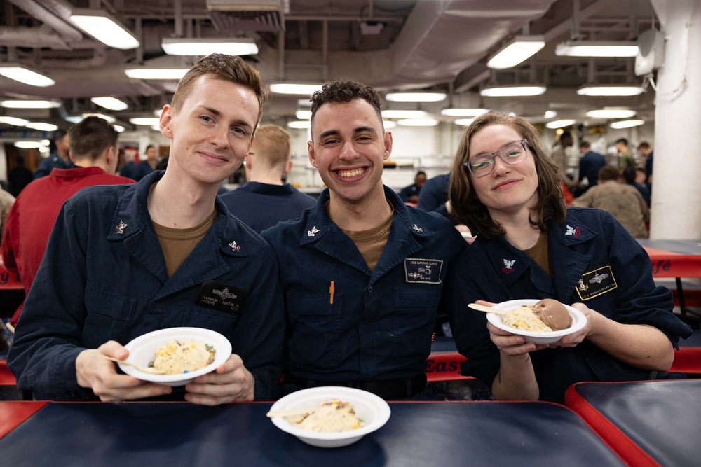 Supply Department Holds Ice Cream Social