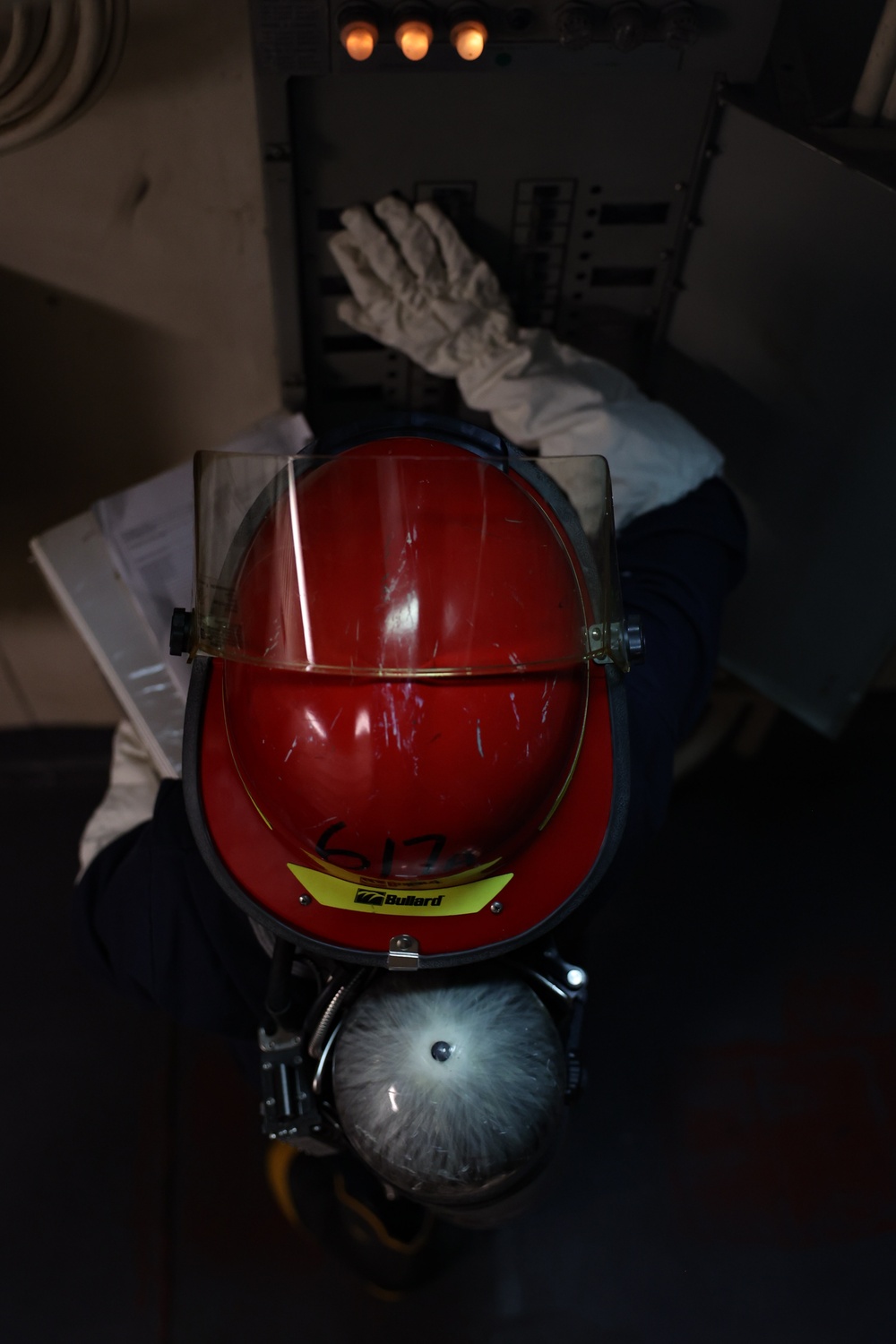 General Quarters Drill aboard USS Bataan