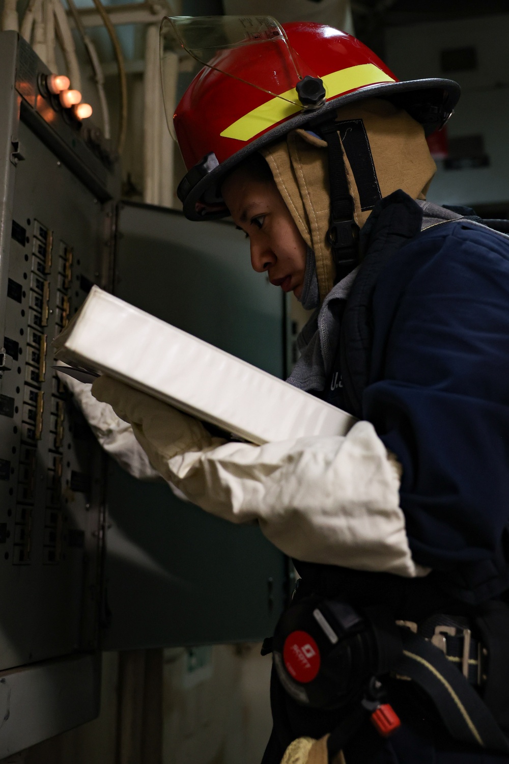 General Quarters Drill aboard USS Bataan