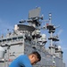 Air Department Cleans the Flight Deck