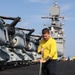 Air Department Cleans the Flight Deck