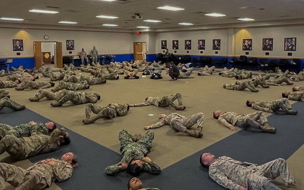Servicemembers get equipped with stress management techniques