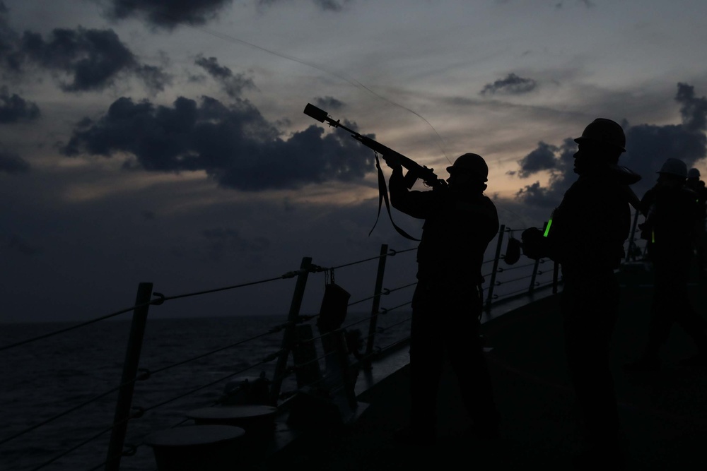 USS Thomas Hudner Deploys in U.S. 5th Fleet