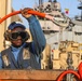 USS Carter Hall (LSD 50) Conducts Vertical Replenishment, Dec. 6, 2023