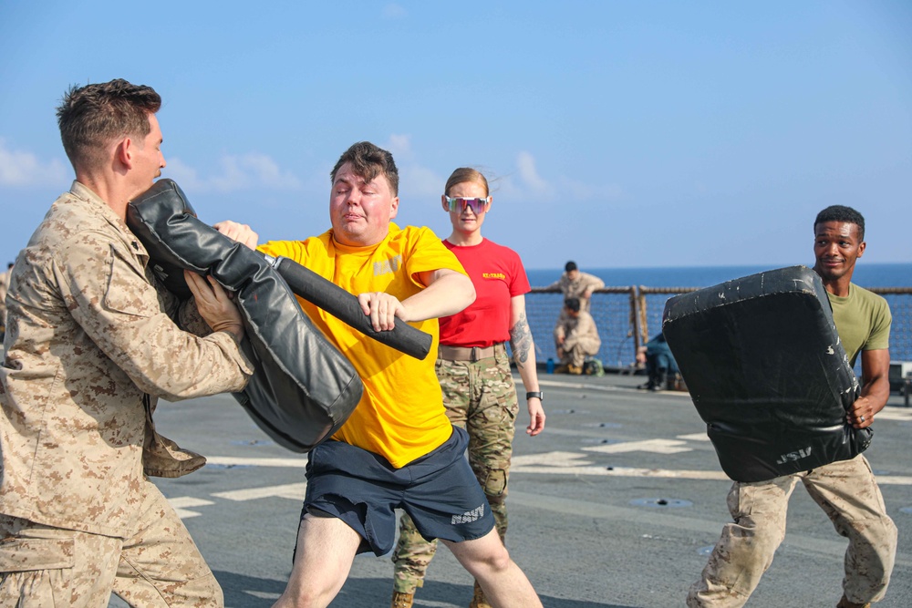 USS Carter Hall (LSD 50) Conducts Security Reaction Force Training , Dec. 7, 2023