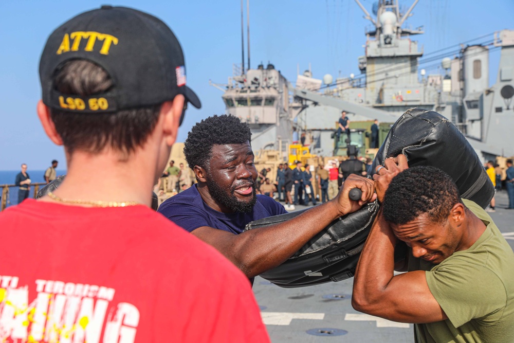 USS Carter Hall (LSD 50) Conducts Security Reaction Force Training , Dec. 7, 2023