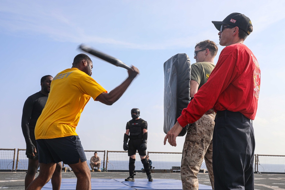 USS Carter Hall (LSD 50) Conducts Security Reaction Force Training , Dec. 7, 2023