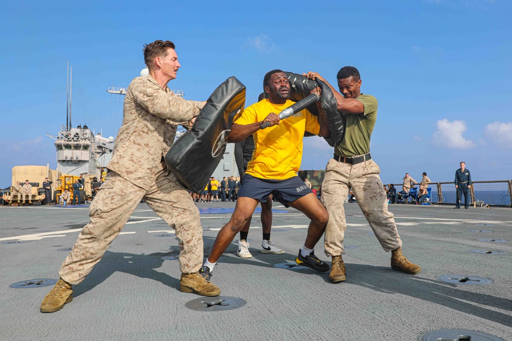 USS Carter Hall (LSD 50) Conducts Security Reaction Force Training , Dec. 7, 2023