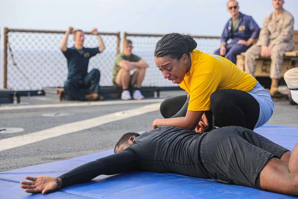 USS Carter Hall (LSD 50) Conducts Security Reaction Force Training , Dec. 7, 2023