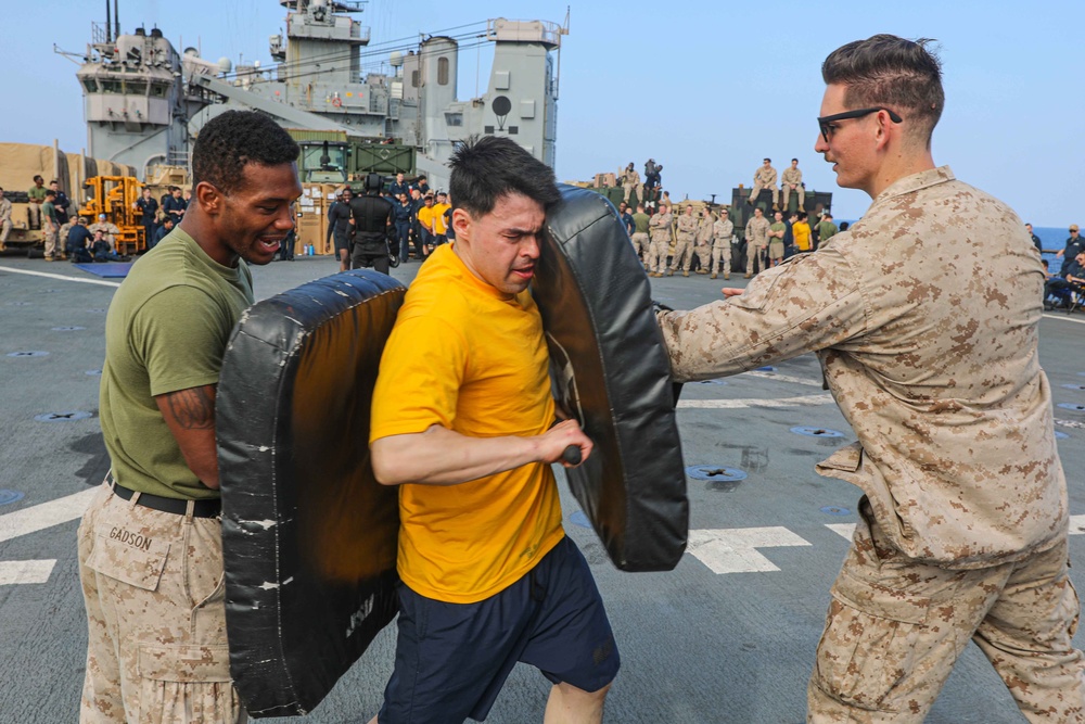 USS Carter Hall (LSD 50) Conducts Security Reaction Force Training , Dec. 7, 2023