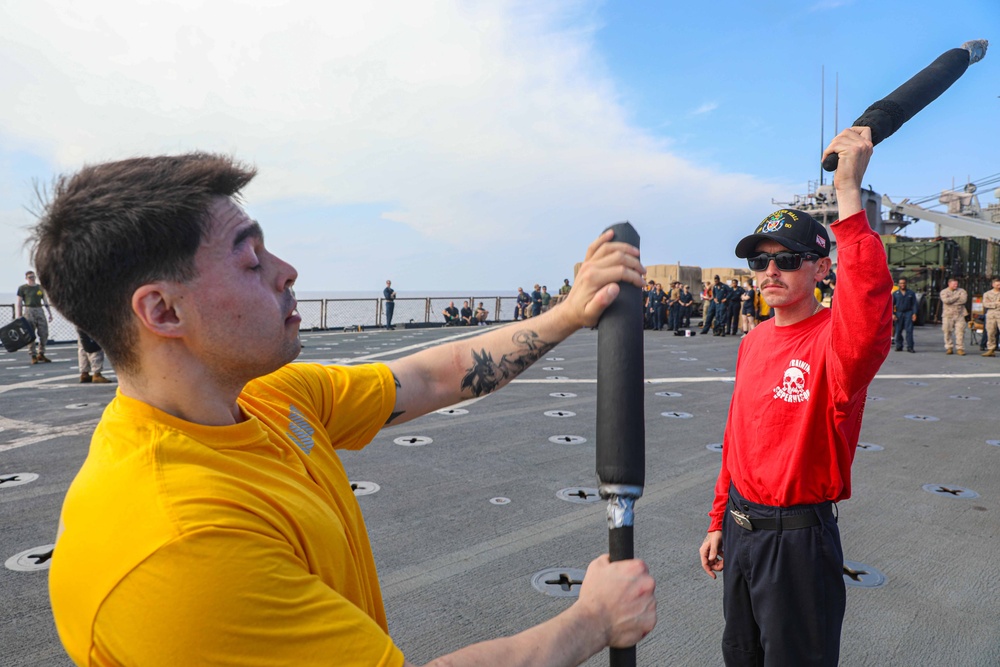 USS Carter Hall (LSD 50) Conducts Security Reaction Force Training , Dec. 7, 2023