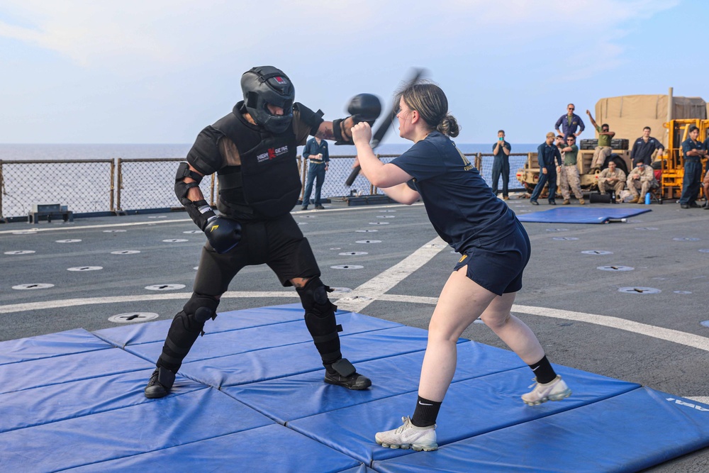 USS Carter Hall (LSD 50) Conducts Security Reaction Force Training , Dec. 7, 2023