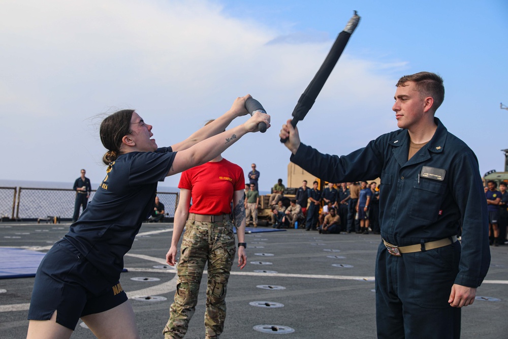 USS Carter Hall (LSD 50) Conducts Security Reaction Force Training , Dec. 7, 2023