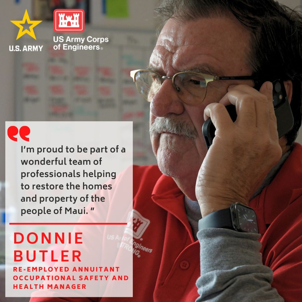 Hawaii Wildfire Recovery emergency responder spotlight - Donnie Butler