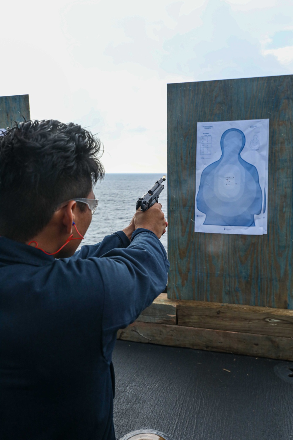 USS Carter Hall (LSD 50) Conducts Weapons Shoot, Dec. 11, 2023