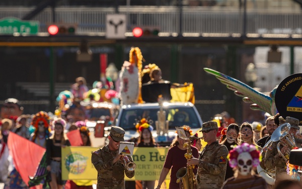 1AD Band performs in Day of the Dead Parade