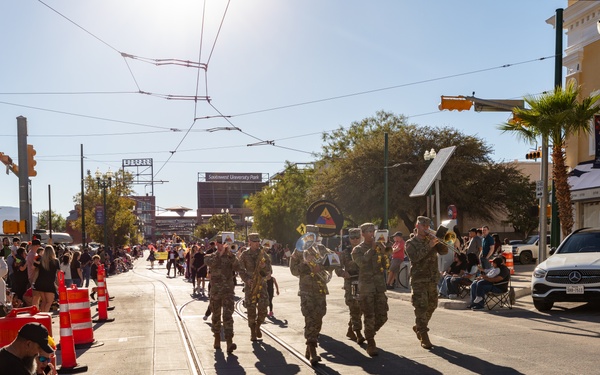 1AD Band performs in Day of the Dead Parade