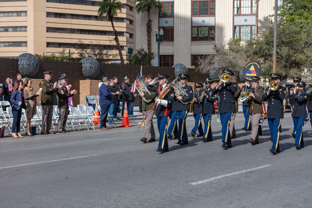 1AD Celebrates Veterans Day Downtown El Paso