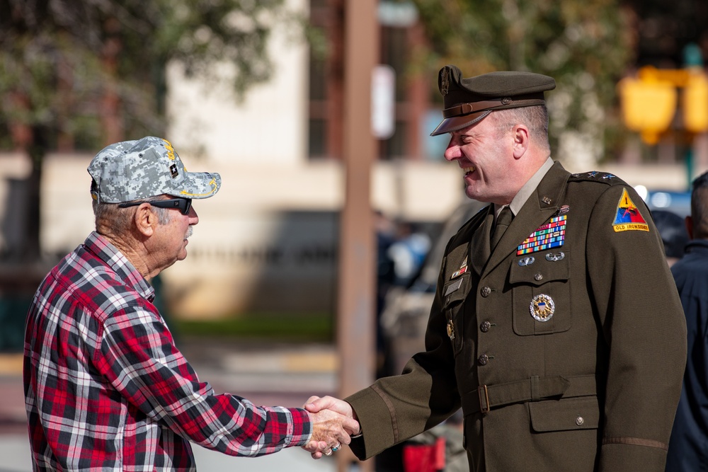 1AD Celebrates Veterans Day Downtown El Paso